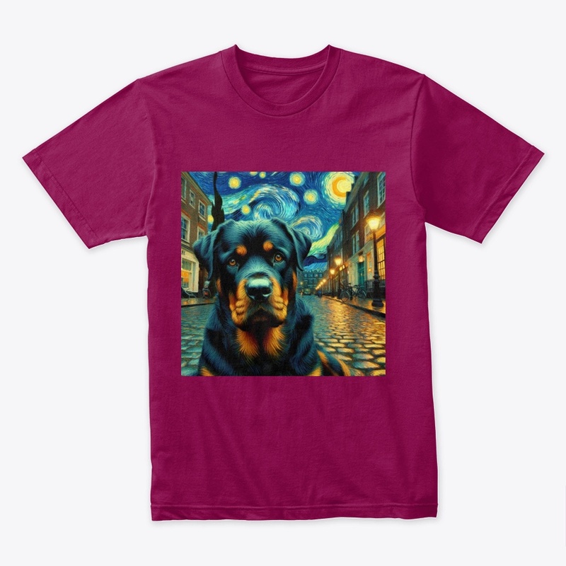 Rottweiler Starry Night
