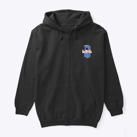 Killer Arcade Games Zip Hoodie Black T-Shirt Front