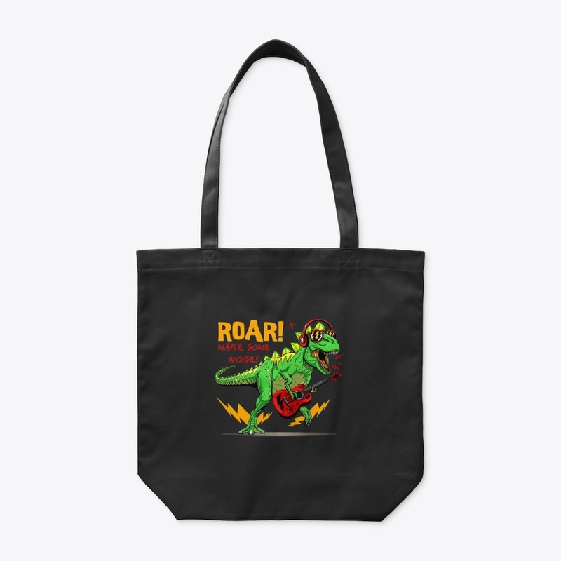 t rex rocker dinosaur roar