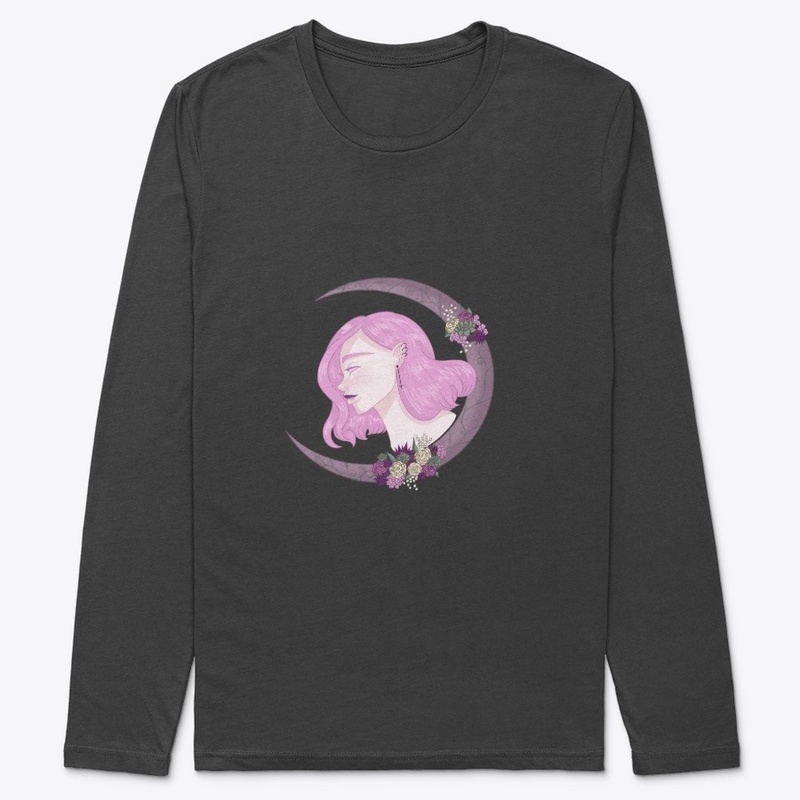 Pastel Goth Crescent Moon