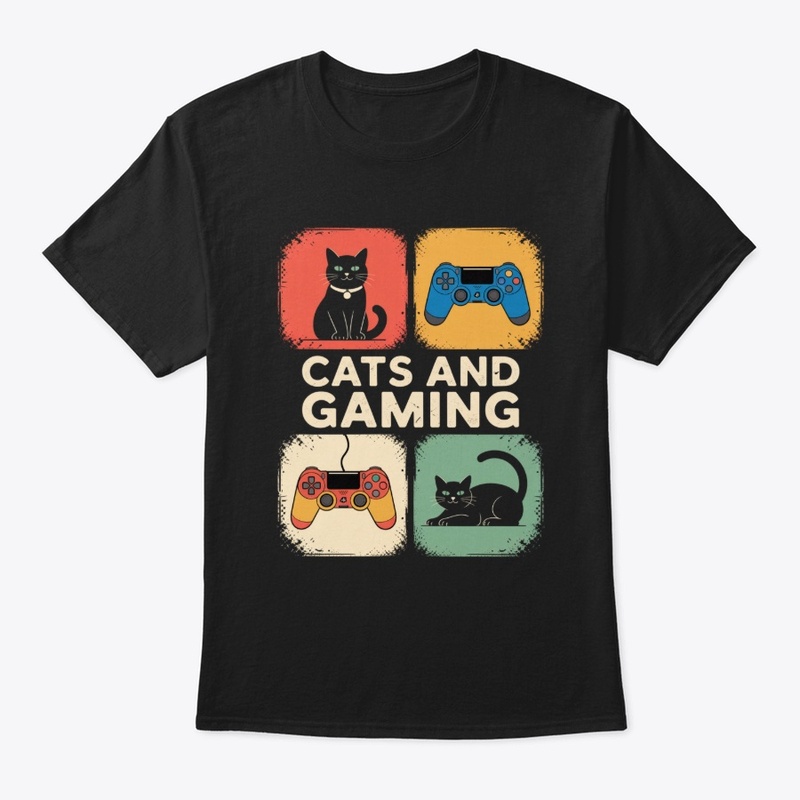 Cats and Gaming Funny Gamer Cat