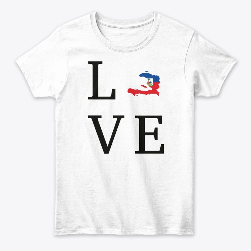Haiti LOVE in black and color