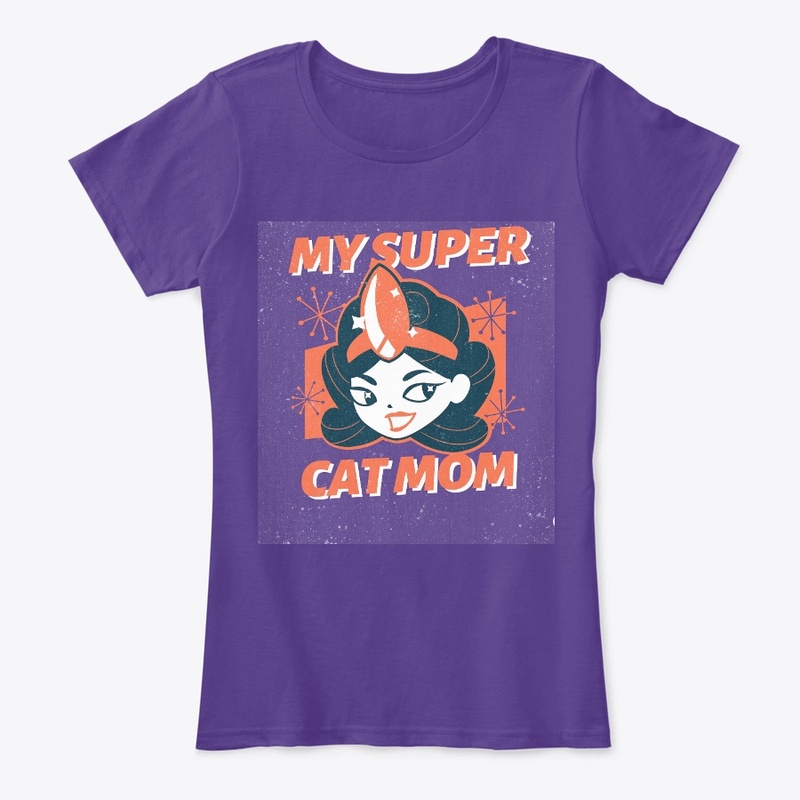 Super Cat Mom, Vintage Shirt