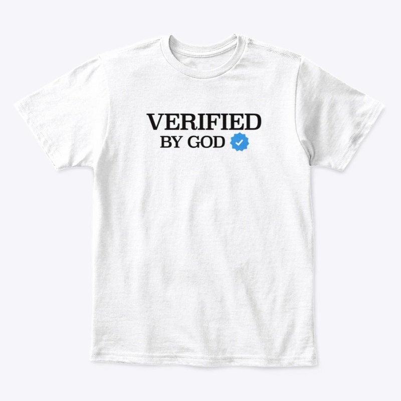 VERIFIED. BY GOD (Black Logo)