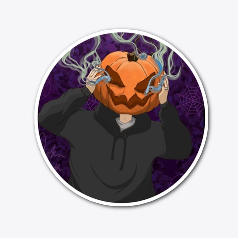 Halloween Sticker Standard T-Shirt Front