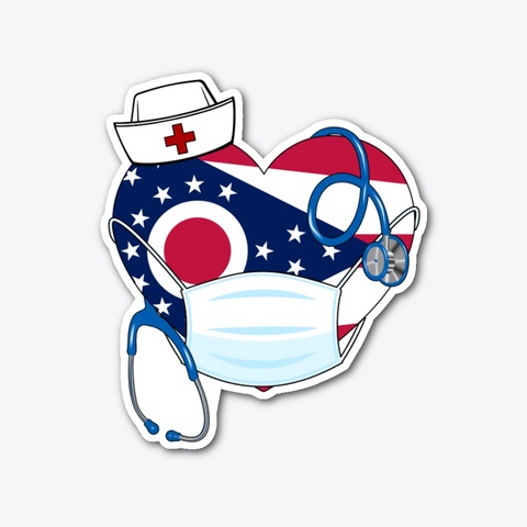 Ohio  Nurse Standard Camiseta Front