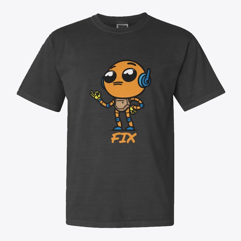 Orange Repair Bot Illustration
