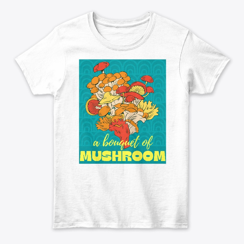 A bouquet of mushroom Green