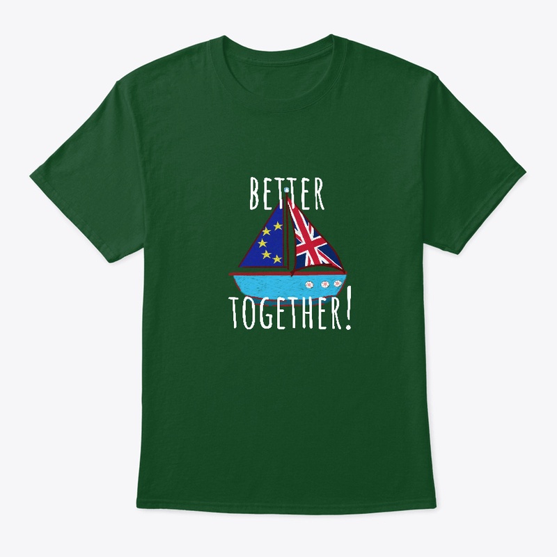 Sail Ho! no Brexit EU together tee-shirt