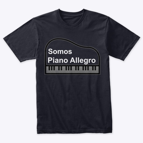 Somos
Piano Allegro
 Vintage Navy T-Shirt Front