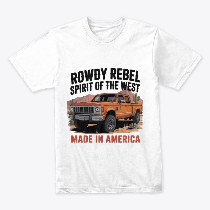 rowdy rebel spirit of the west design