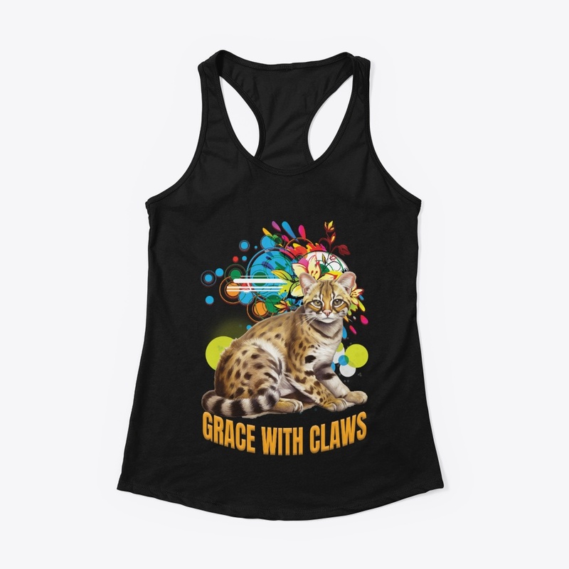 Grace With Claws Black T-Shirt