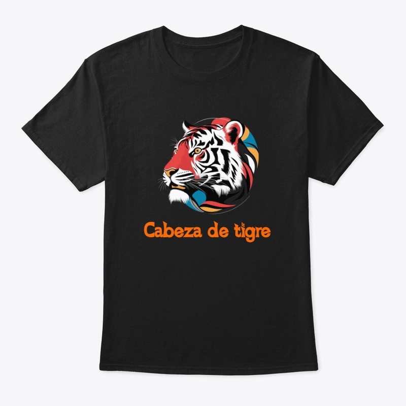 Cabeza de tigre-T-Shirt, 