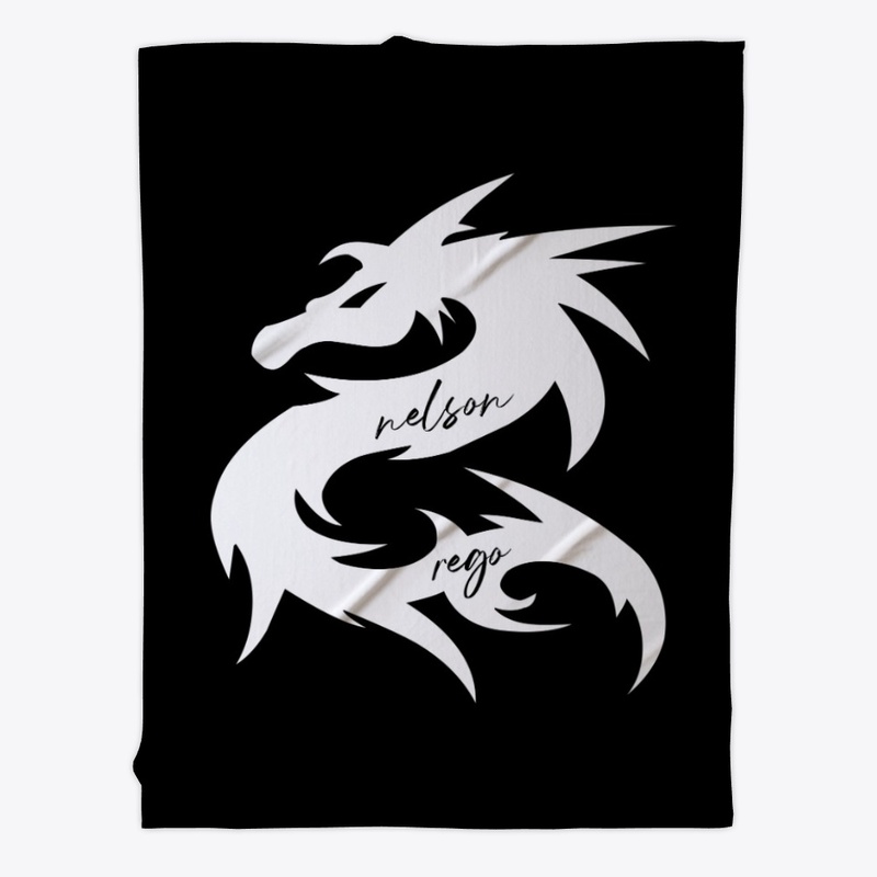 002W NELSON DRAGON LOGO - WHITE