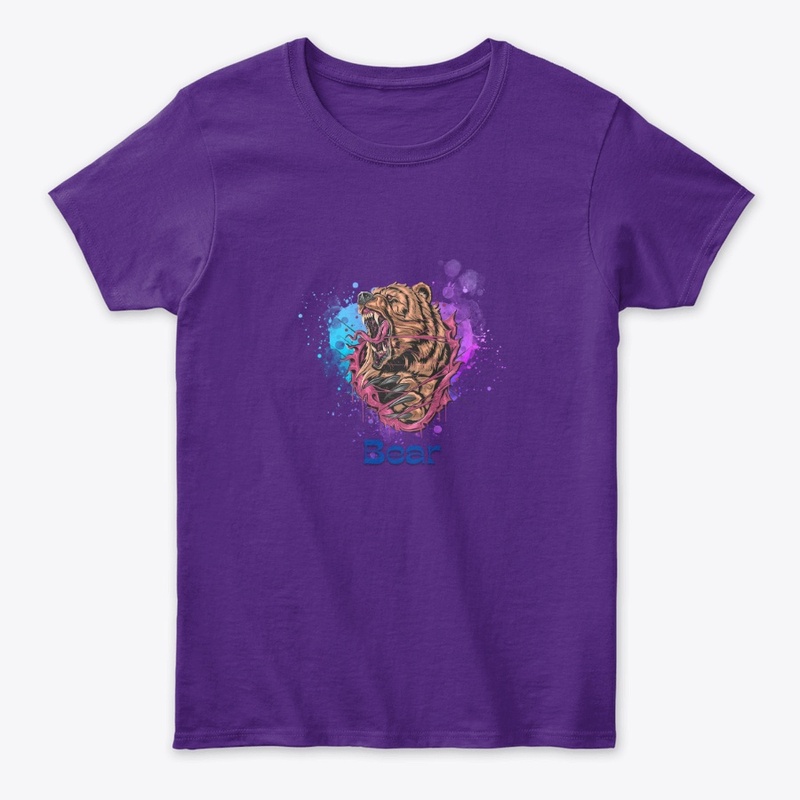 Bearable Charm: A Majestic Bear T-Shirt 
