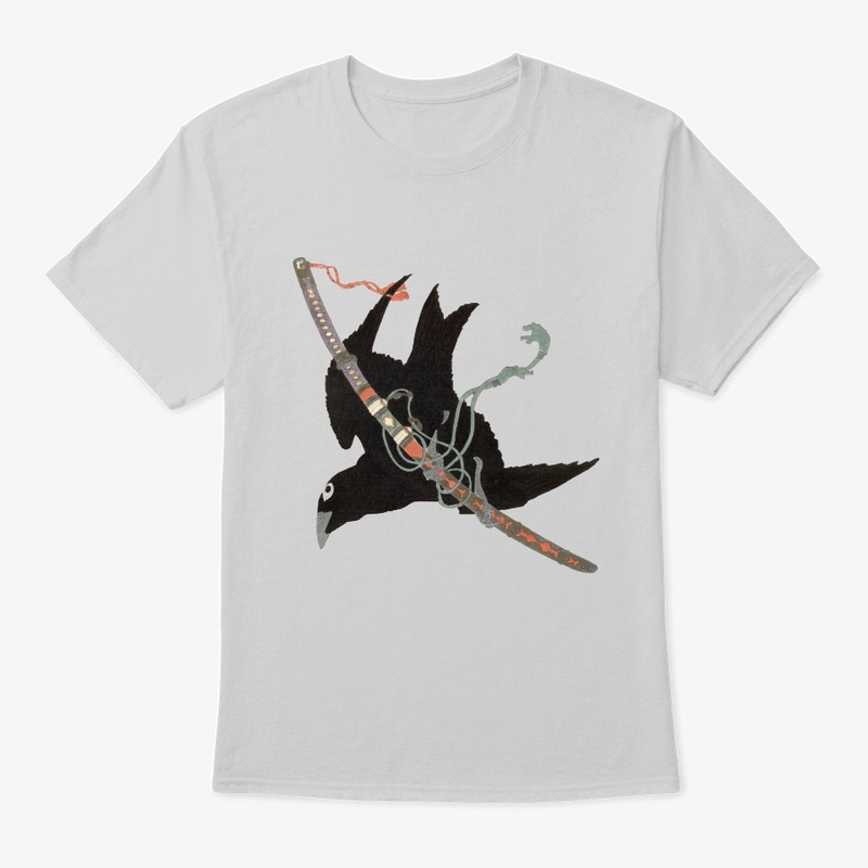 Hokusai Crow And Sword