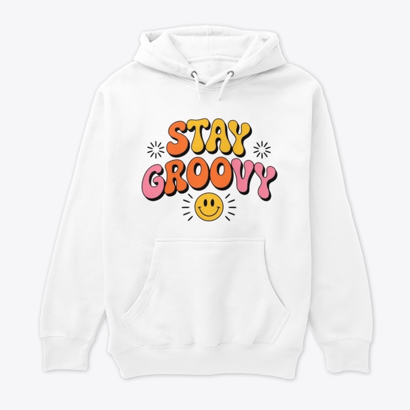 Stay Groovy Retro Tee | Minimalist 70s 