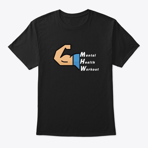Mental Health Black T-Shirt Front