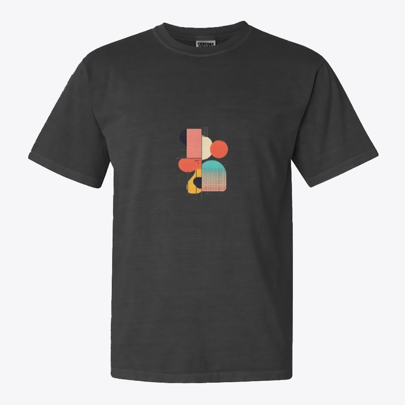 Minimalist graphic casual T-shirt design
