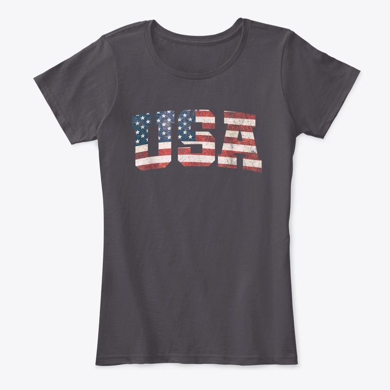 USA T Shirt US Flag Tee Patriot