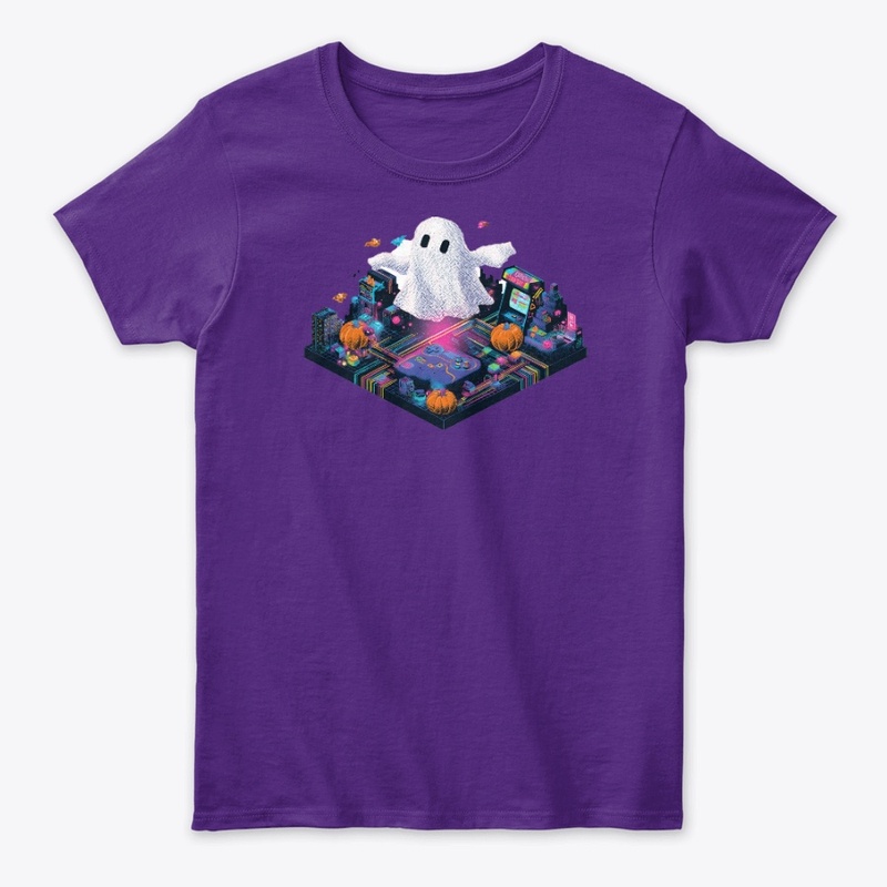 Halloween Gamer Ghost Art