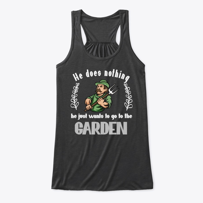 Gardener just wants to go to the garden.