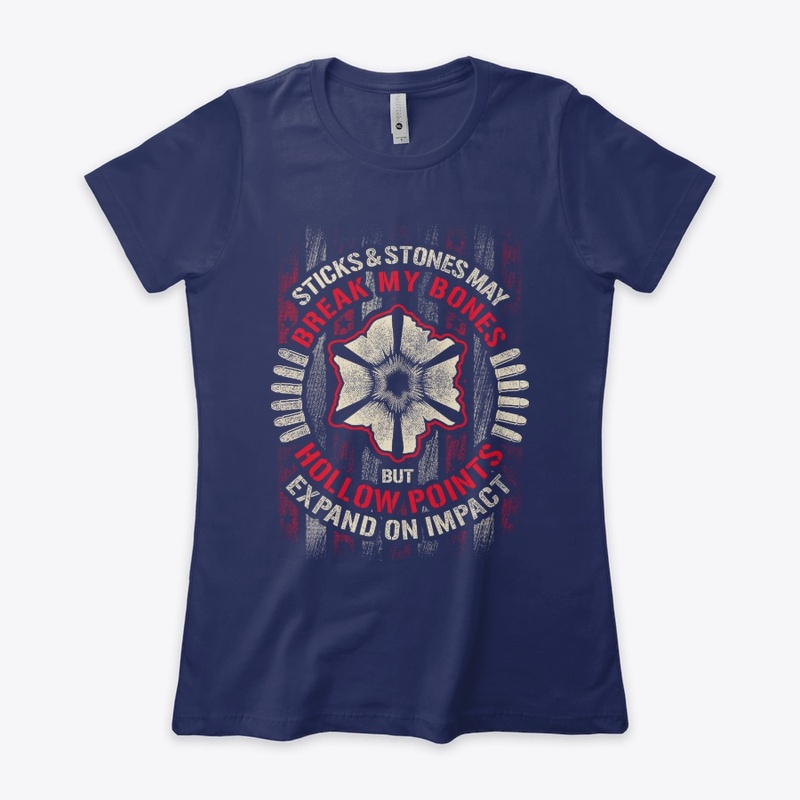 Gun Control Hollow Points t shirt
