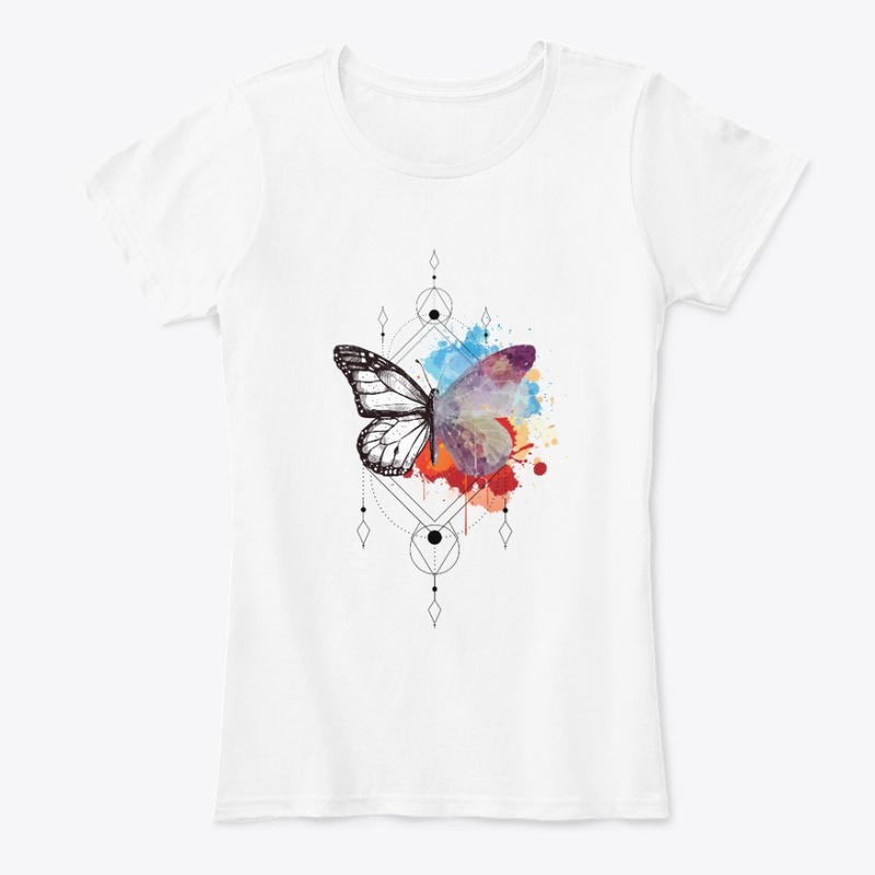 Colorful Butterfly Women's T-Shirt