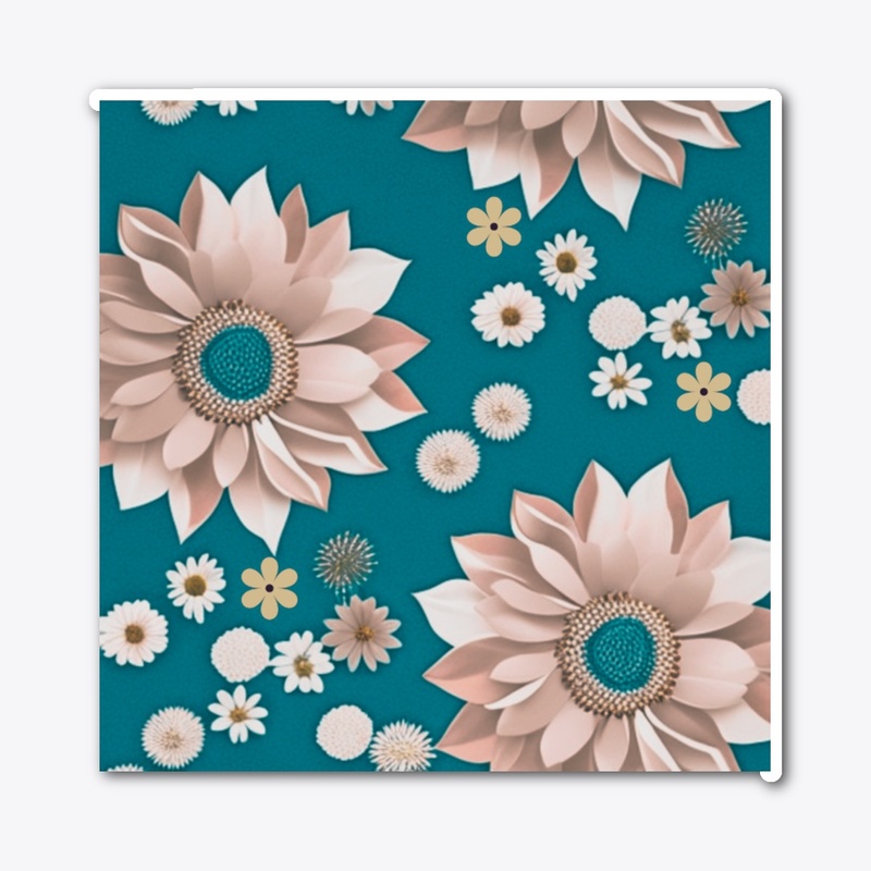 Tan Paper Flowers