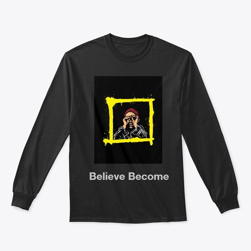 Believe Become Black Tee
