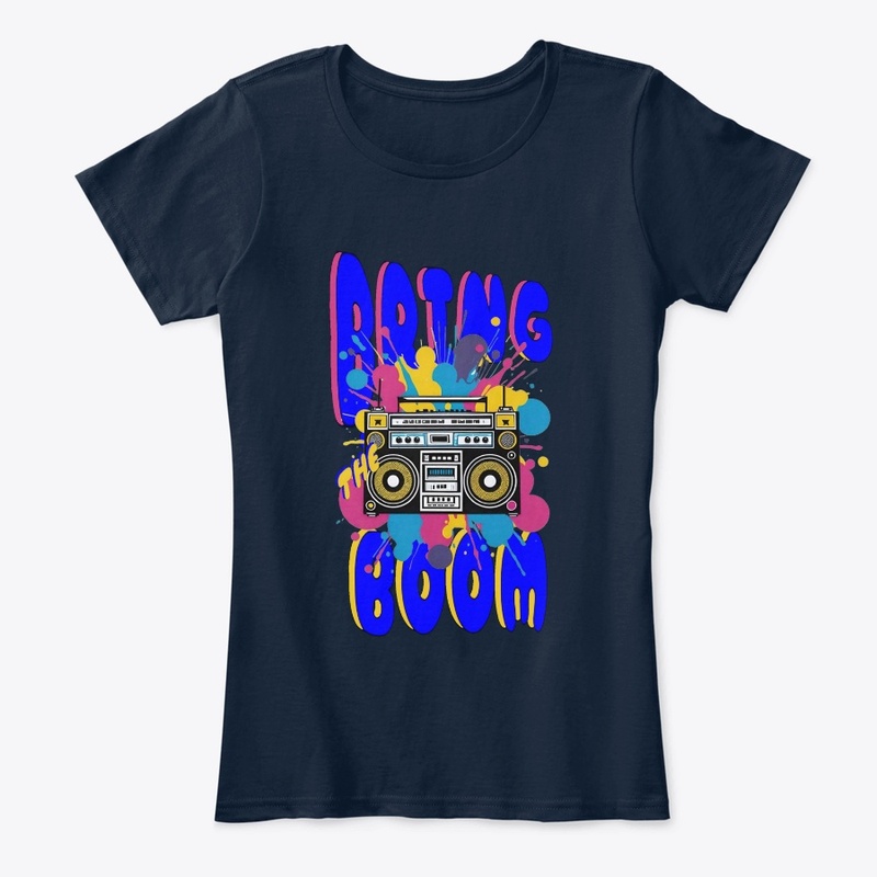 Bring the Boom Box neon Color music 