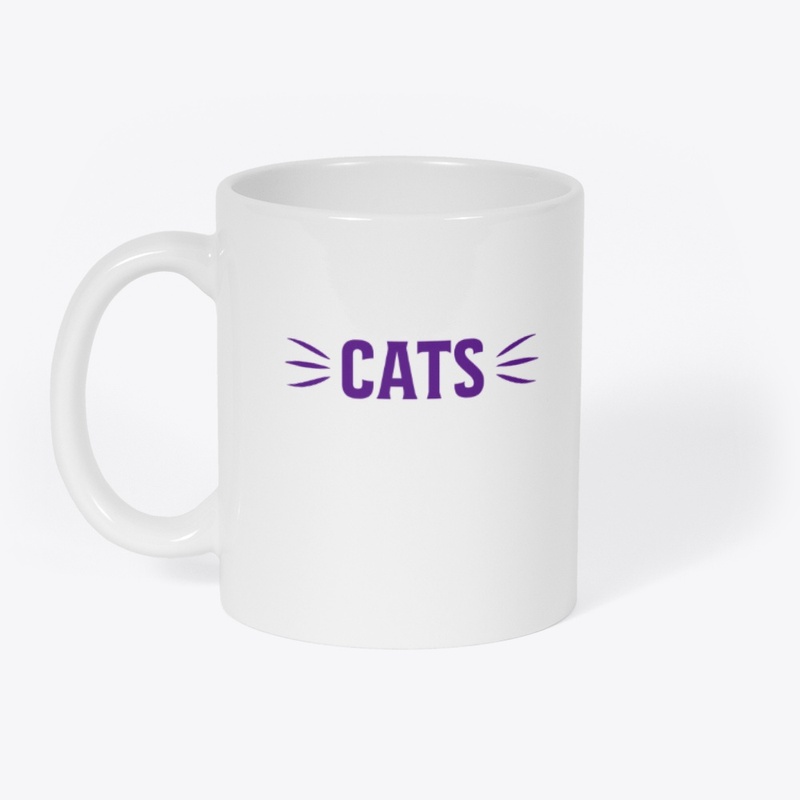 CATS Purple Coffee Mug
