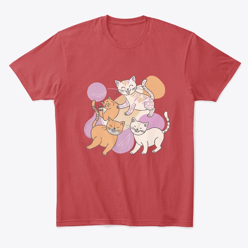 Joyful t shirt for cat lover.