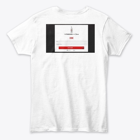 Libidx Gel Cena Slovakia White T-Shirt Back