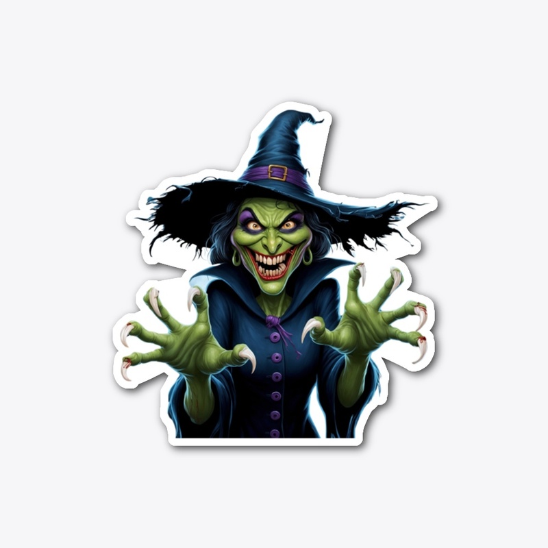 Halloween Witch Illustration