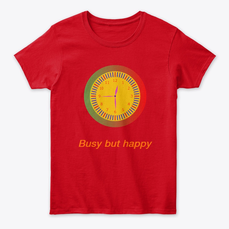 Colorful Clock Time Motivational T-Shirt