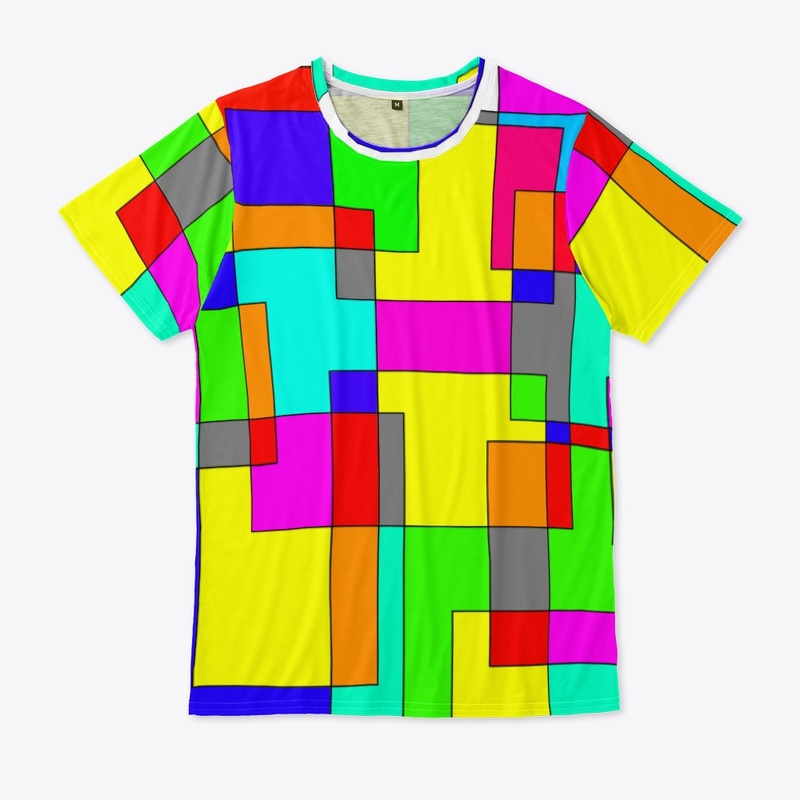 multi color cubes or square