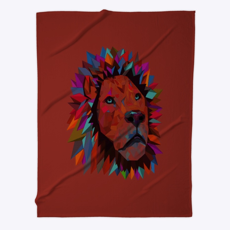 King of the Jungle Rainbow Lion Merch 