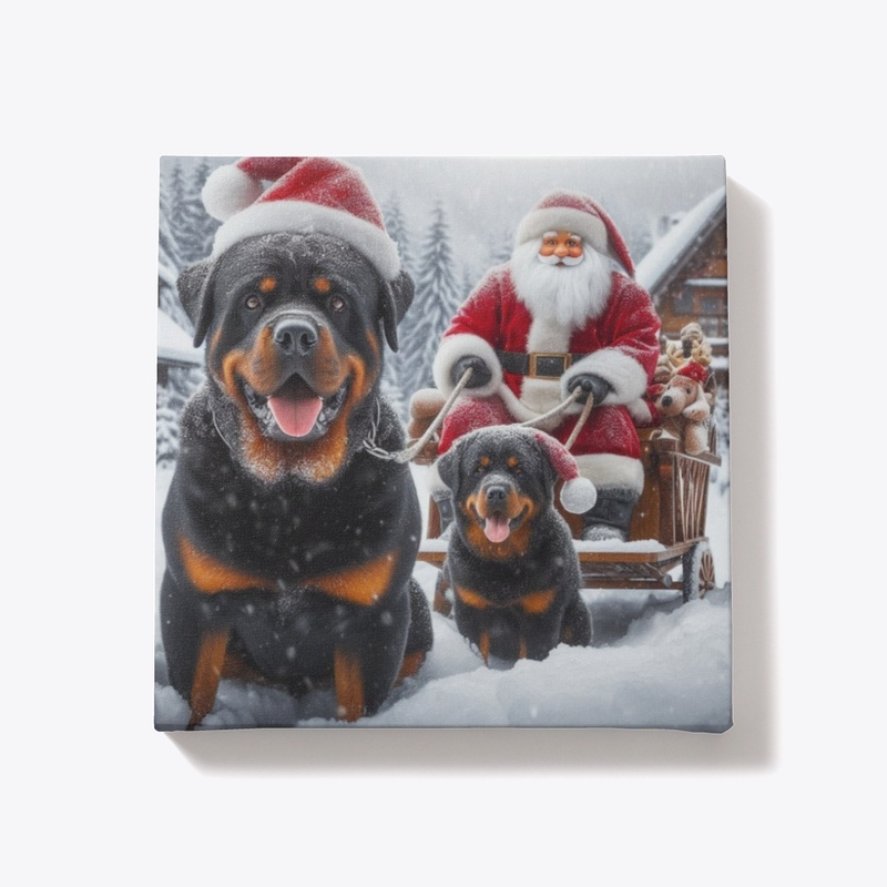Rottweilers & Santa
