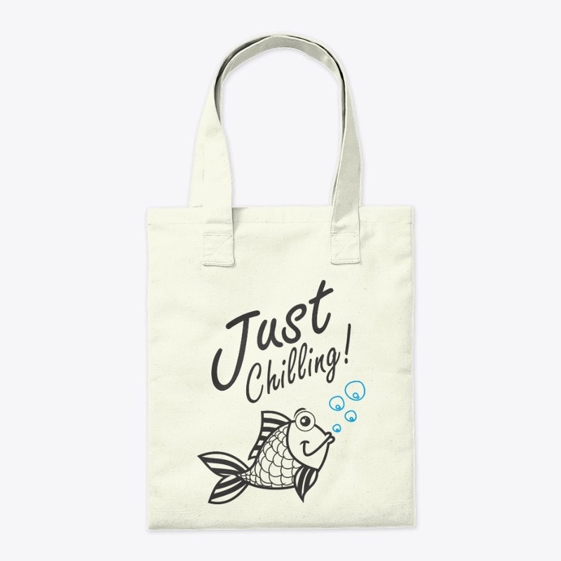 Just chilling cute fish design