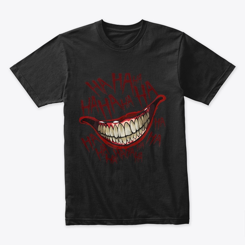 joker print tee