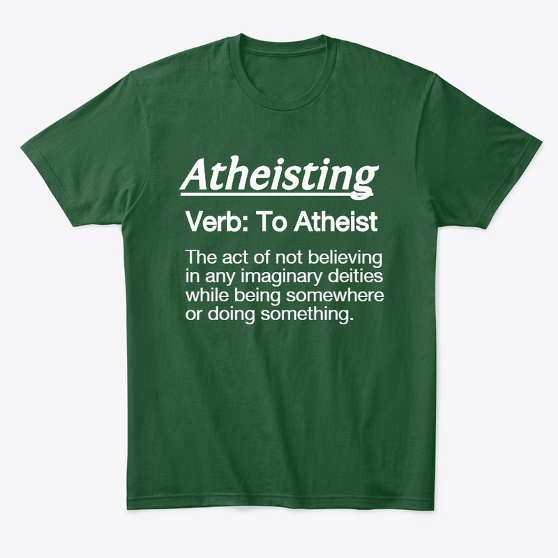 Atheisting Definition - Blk w/wht letter