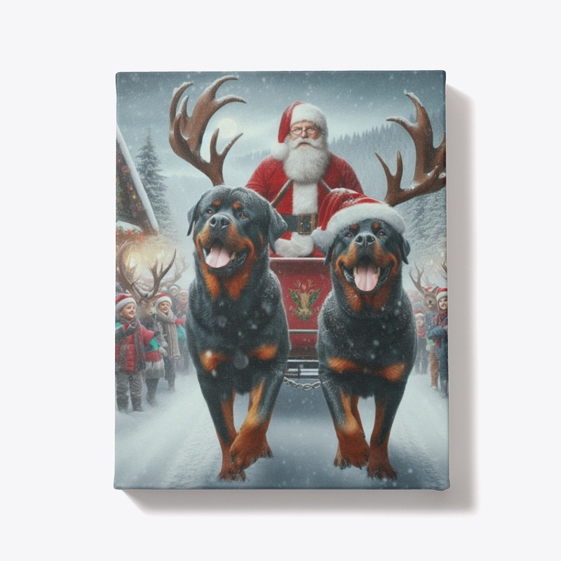 Rottweilers & Santa