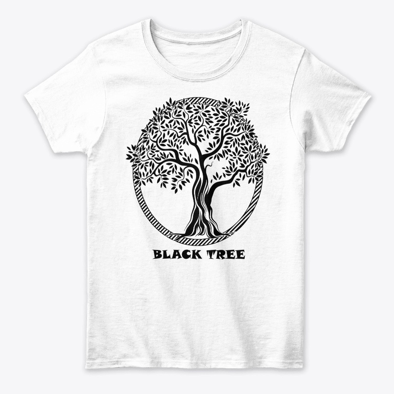 BLACK TREE WITH RECTANGLE