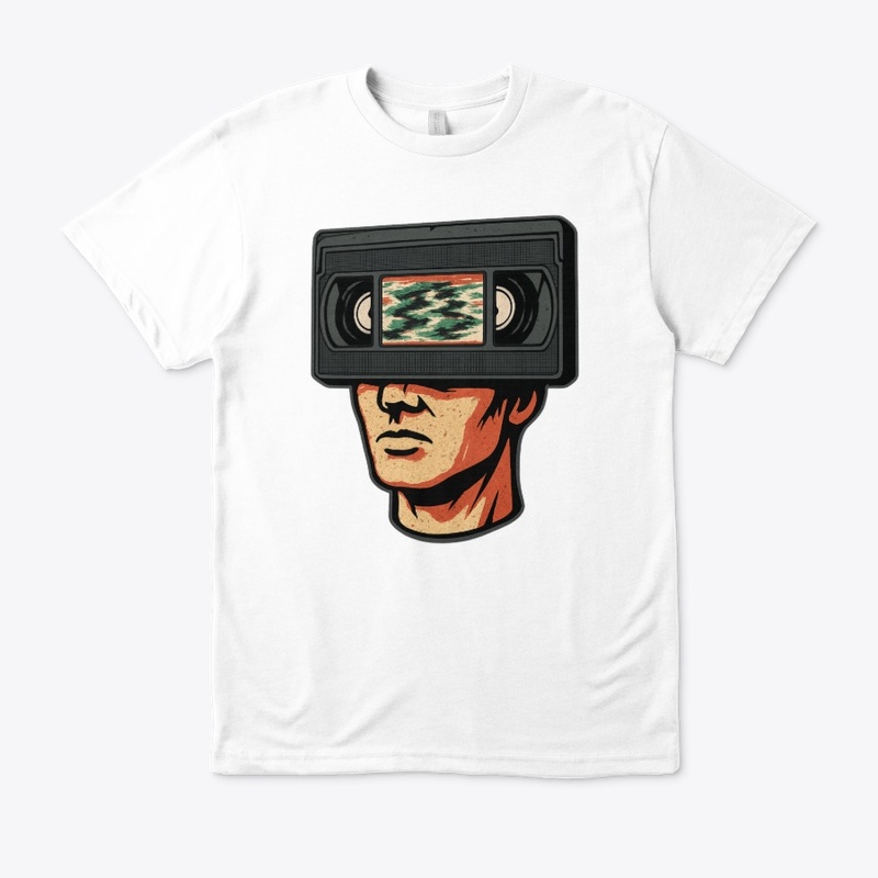 Tape Head (Retro VHS Horror Static)