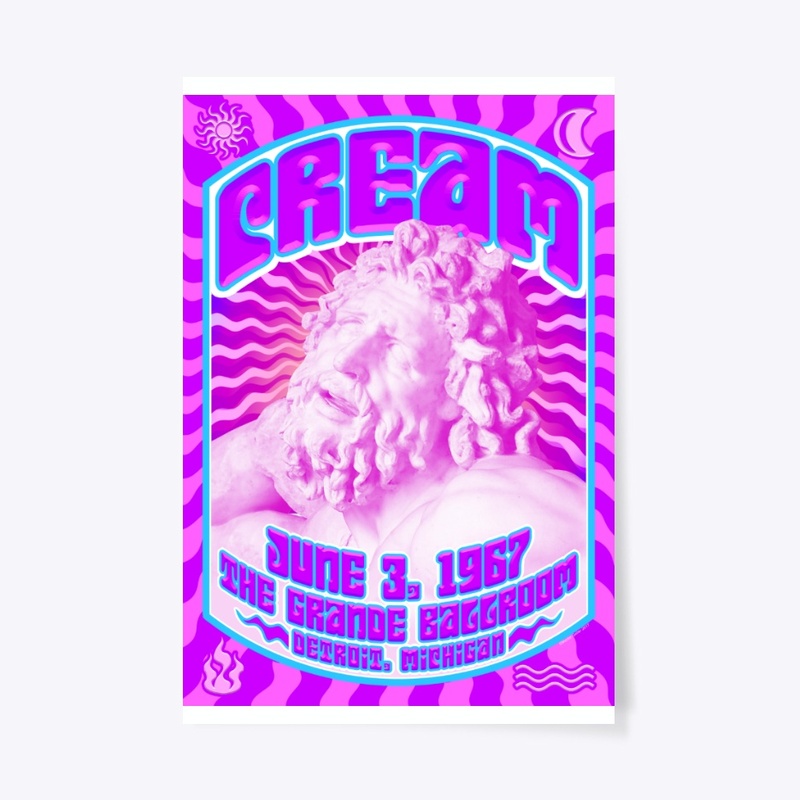 Psychedelic Poster - Cream