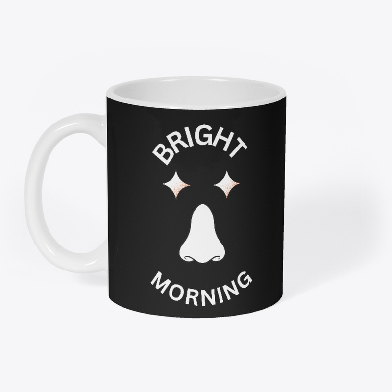 Bright Morning - Black mug
