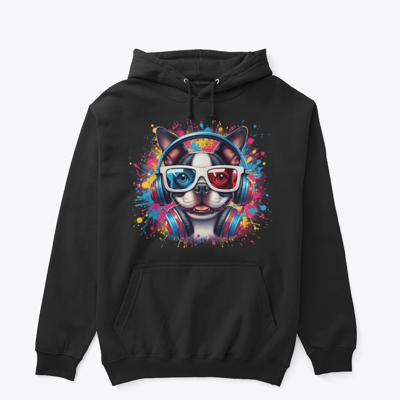 3D Boston Terrier