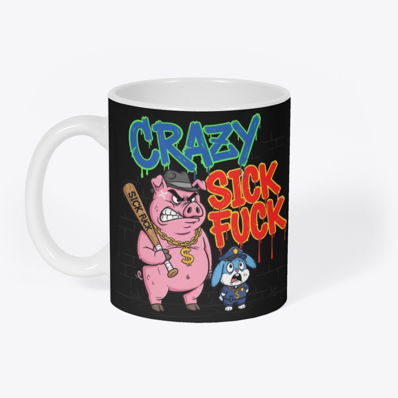 Crazy pig and bunny