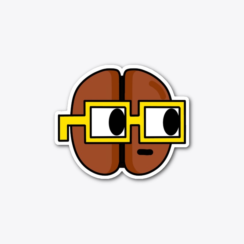 Coffee Bean Noundles Sticker